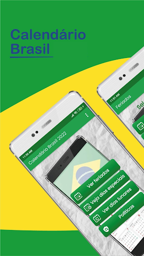 Android application Brasil calendário 2024. screenshort