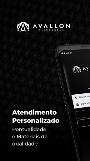 Android application AVALLON BLINDAGENS screenshort