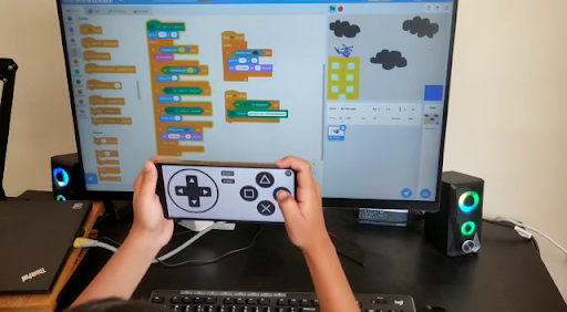 Android application CodeSkool Gamepad screenshort