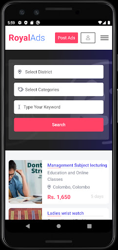 Android application RoyalAds - Sell, Buy & Gifts screenshort