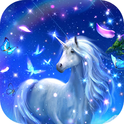 图标图片“Unicorn Live Wallpaper Glitter”