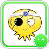 Stickey Yellow Octopus icon