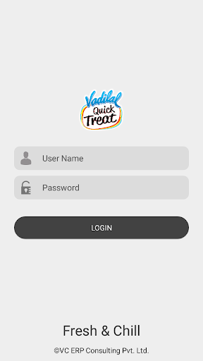 Android application VADILAL QUICK TREAT FnC screenshort