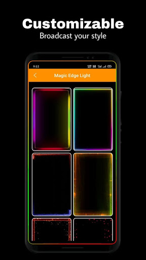 Edge Lighting Border  Notification, Screen Lock