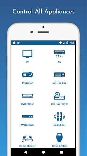 Universal Remote Control Screen 2
