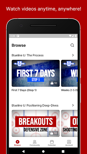 Android application 247 Hockey screenshort