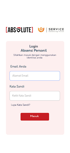 Android application KEHADIRAN screenshort