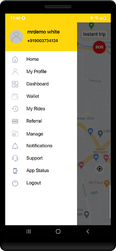 Taxiappz Driver Screen 2