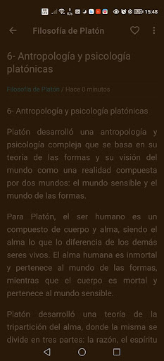 Filosofía de Platón Screen 3