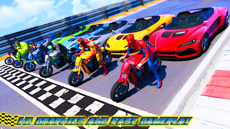 Superhero Bike Stunt GT Racing 3D Bike Racing Game