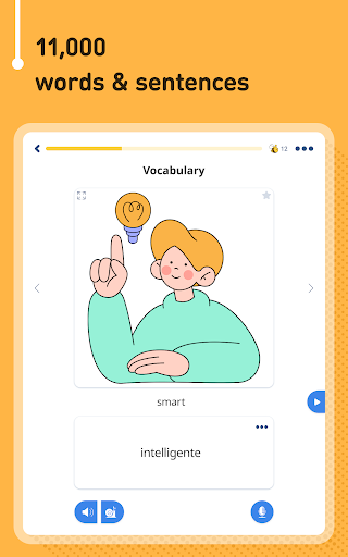 Screenshot of Learn Italian - 11,000 Words