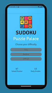 Sudoku Puzzle Palace
