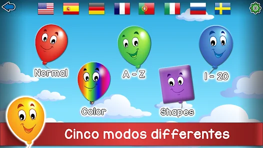 Aprende los colores con globos 🎈🎈 Juegos para niños - Videos