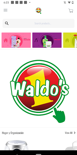 Android application Waldo's screenshort