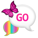 GO SMS - Rainbow Delight Sky icon
