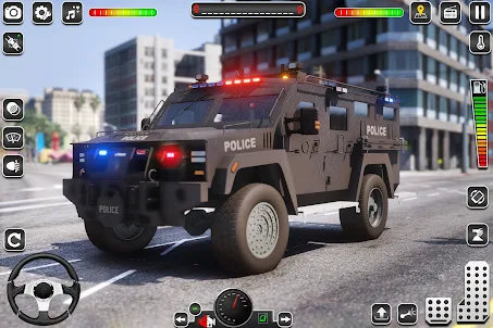 Полицейская машина Погоня 3д