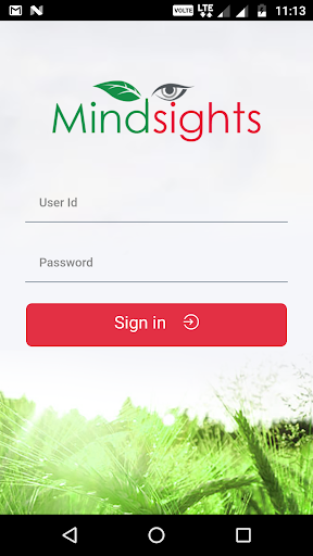 Android application MindSights Beta screenshort