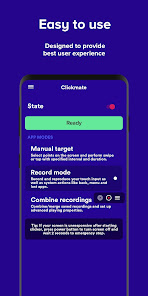 Captura 5 Clickmate - Auto Clicker Macro android