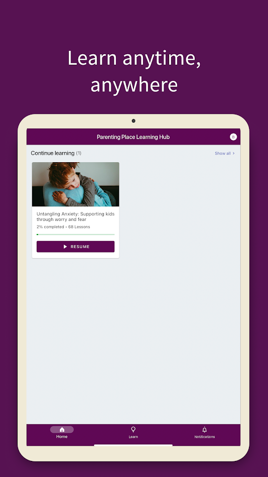 #9. Parenting Place Learning Hub (Android) Ved: Parenting Place