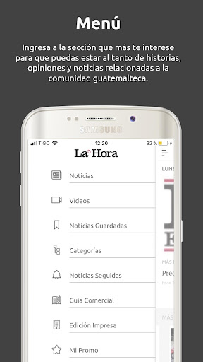 La Hora Screen 2