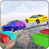 Chained Cars Impossible Tracks Stunt icon