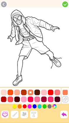 Miles Morales Coloring Book - Screenshot 3