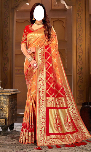 Women Pattu Saree Frames Screen 3