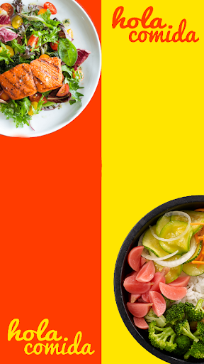 Android application HolaComida Comida a Domicilio screenshort