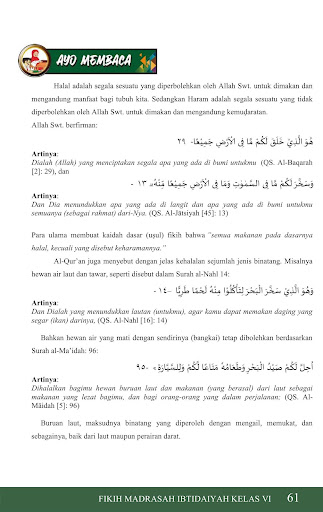 Fikih MI Kelas VI KSKK 2020