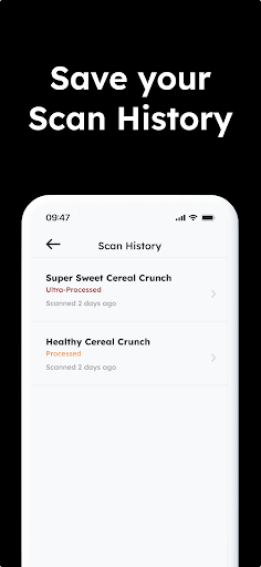 Processed - Food Scanning App