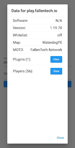McQuery - Server Info Screen 2
