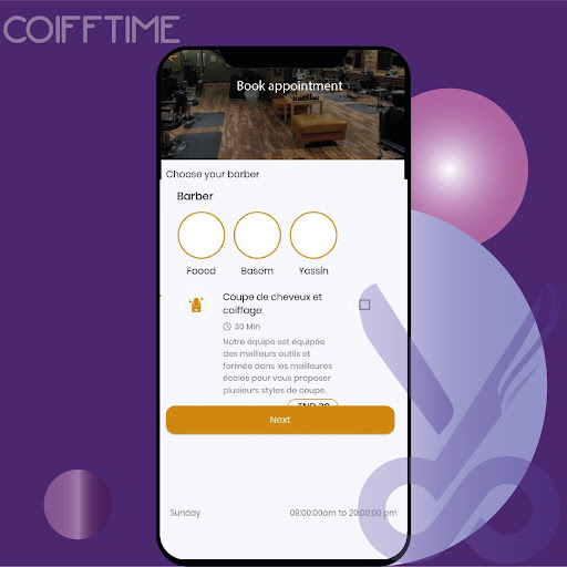 Coifftime Screen 3