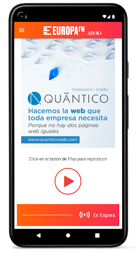 Android application Europa FM Jaén screenshort