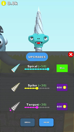 DrillHead Screen 2