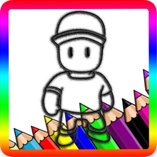 Stumble guys coloring book logo