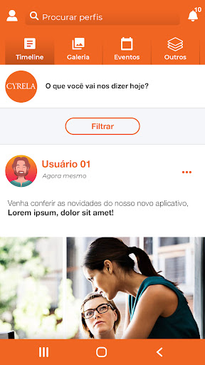 Android application CYRELA ON Comunicação Interna screenshort