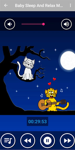 Android application Bedtime Lullabies for Babies screenshort
