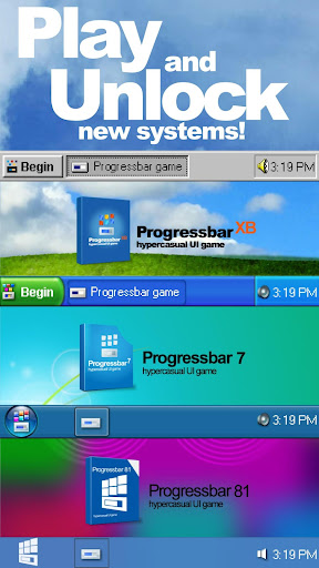 Progressbar95 - easy, nostalgic hyper-casual game  screenshots 3