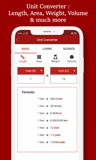 Daily Tools : Unit Converter Screen 2