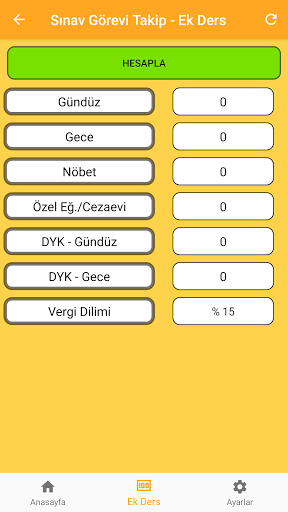 Sınav Görevi Takip Screen 3