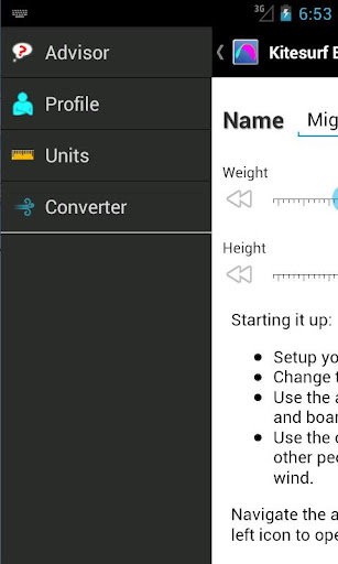 Kitesurf Buddy Screen 2