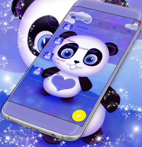 Cute Panda SMS Theme . screenshots 1