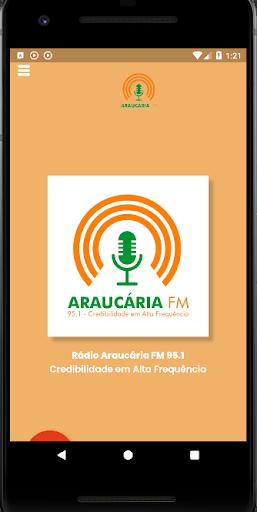 Android application Rádio Araucária FM 95.1 screenshort