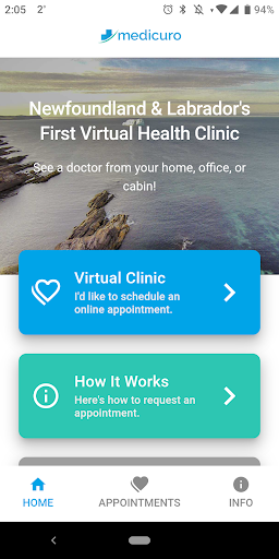 Android application Medicuro screenshort