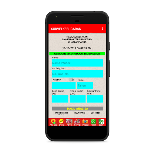 Android application e-Survey IMT 1.0 screenshort