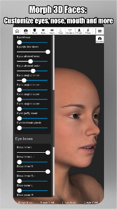 Face Model: 3D Head Reference screenshot 3