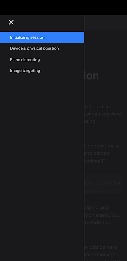 Android application AR Web Streamer Docs screenshort