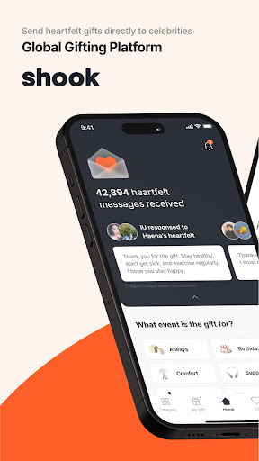 Android application shook : Send Gifts Overseas screenshort