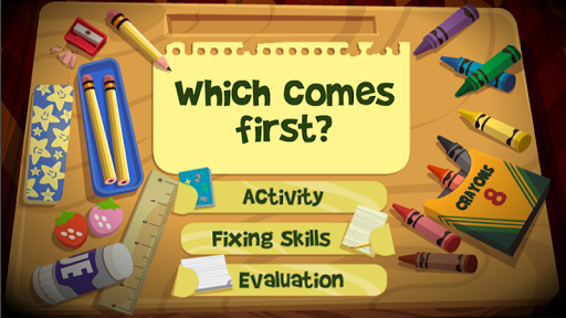 Android application Which Comes First screenshort