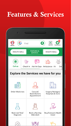 Android application Medicalwale.com Health @Home screenshort